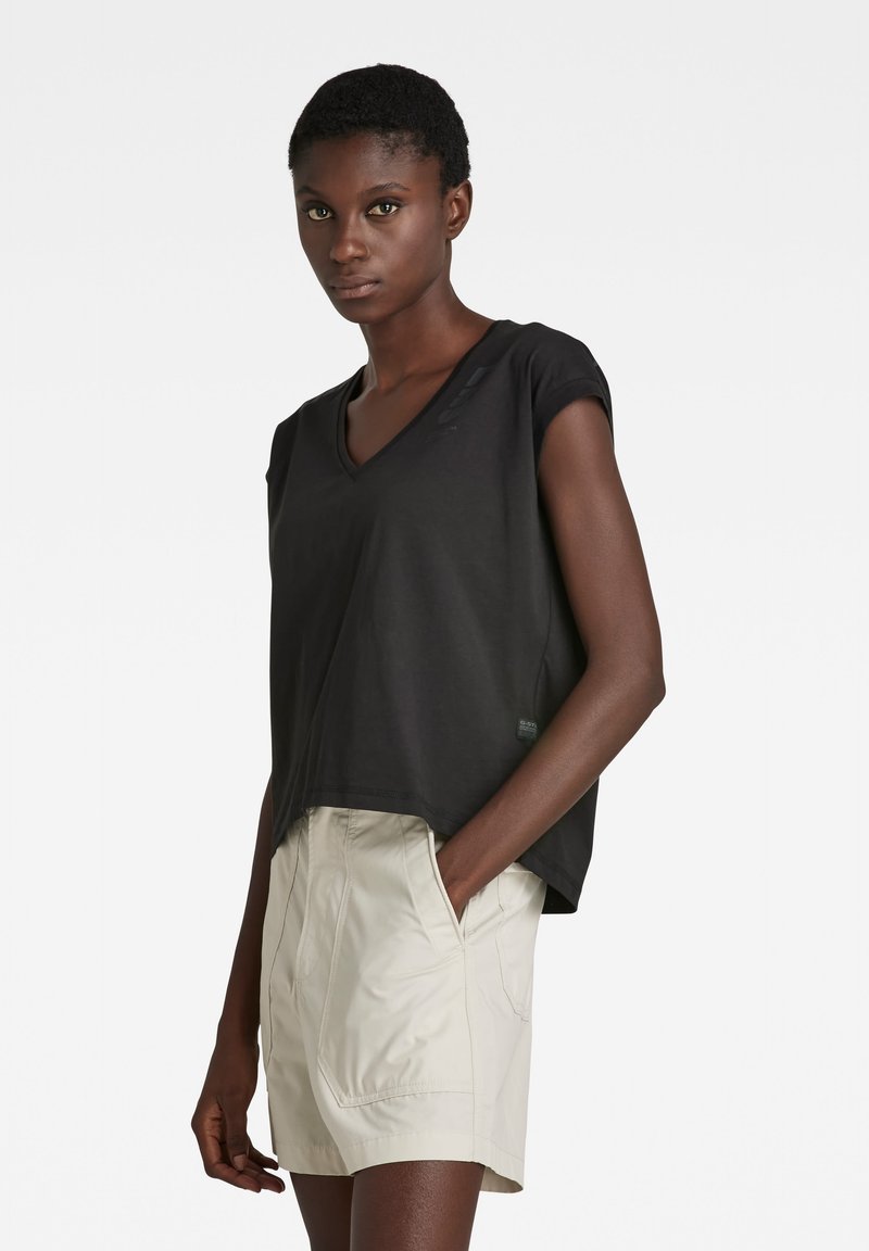 Damen T-Shirts | G-Star SPORTS BACK LOOSE T-Shirt print dk black/schwarz - ZB73130 Damen T-Shirts | G-Star SPORTS BACK LOOSE T-Shirt print dk black/schwarz - ZB73130
