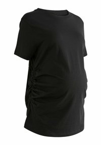 Next - RUCHED REGULAR FIT - T-shirt basique - black Image miniature 1