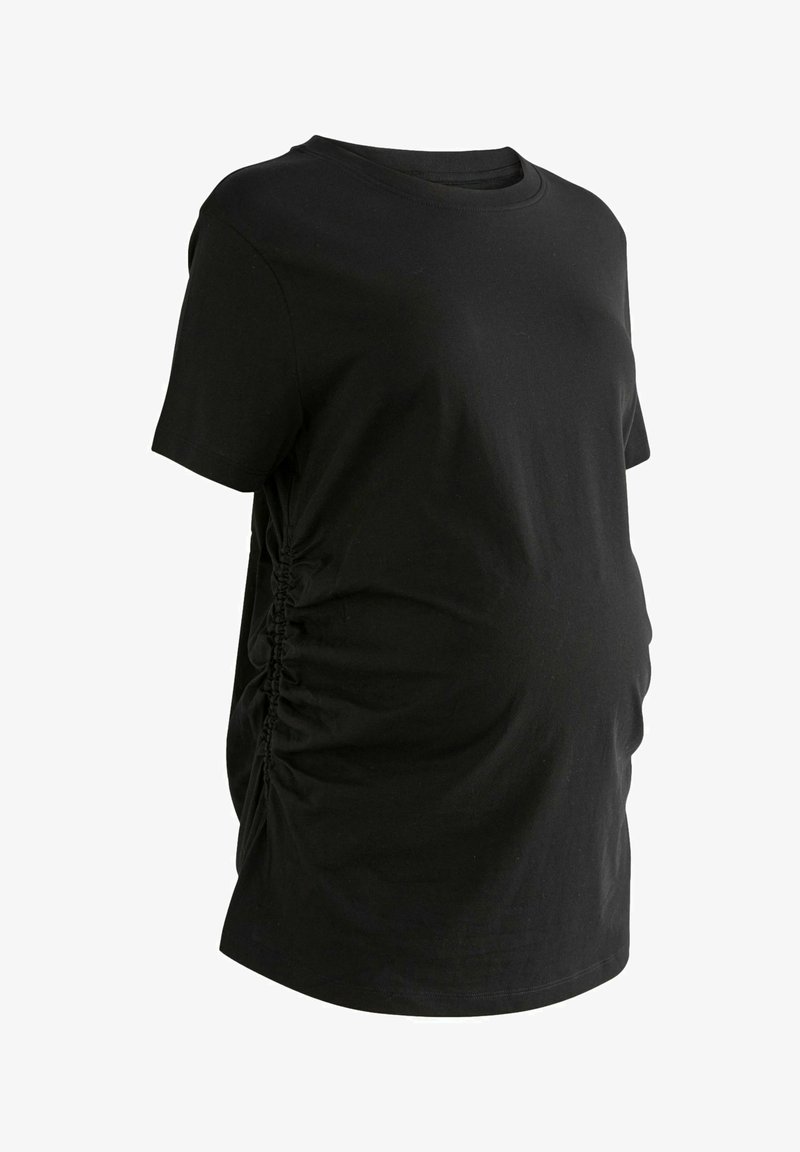 Next RUCHED REGULAR FIT - T-shirt basic - black