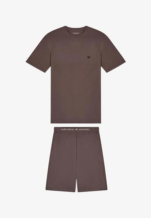 Emporio Armani, PIGIAMA UOMO SET - Pigiama - marroncino