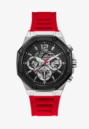 Guess MOMENTUM - Pulkstenis ar hronogrāfu - red