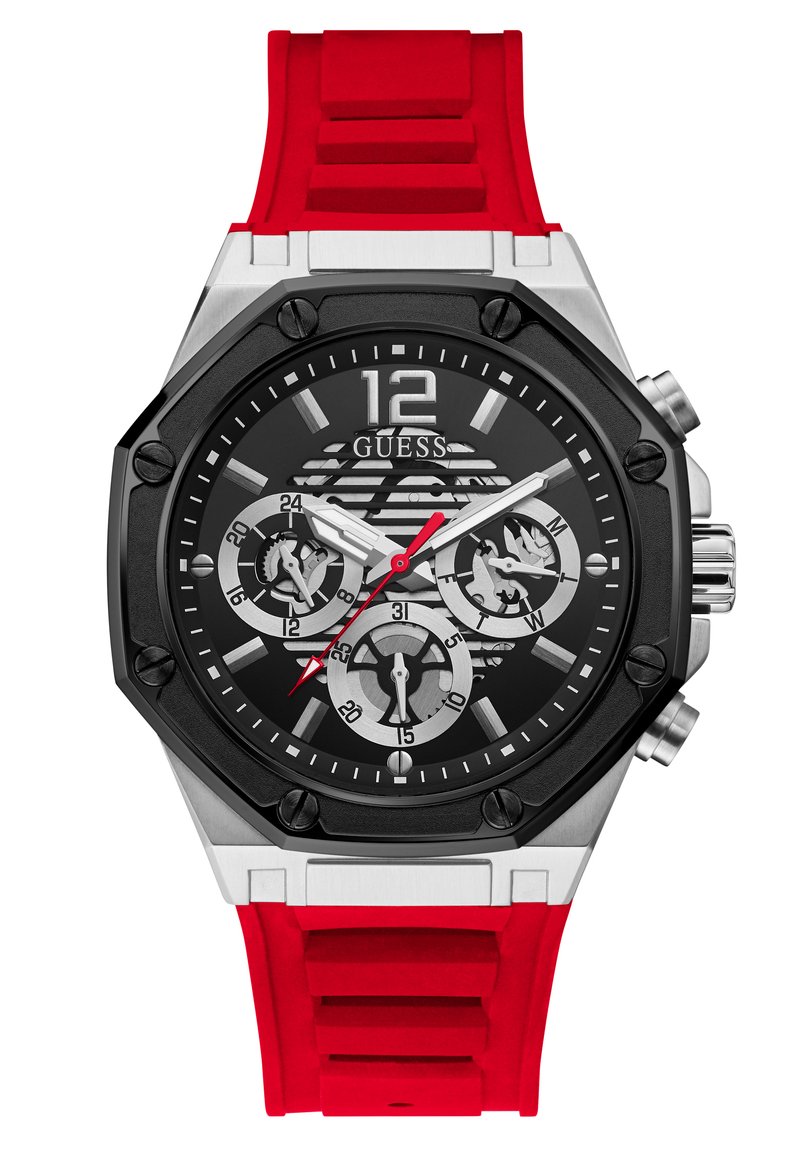 Guess MOMENTUM - Kronográf óra - red