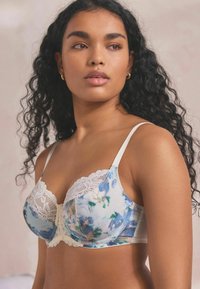 Next 2 PACK  - Grudnjak sa žicom - blue floral print blush pink