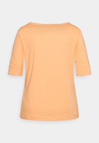 Lauren Ralph Lauren Woman STRETCH COTTON BOATNECK TOP - T-shirt básica - orange