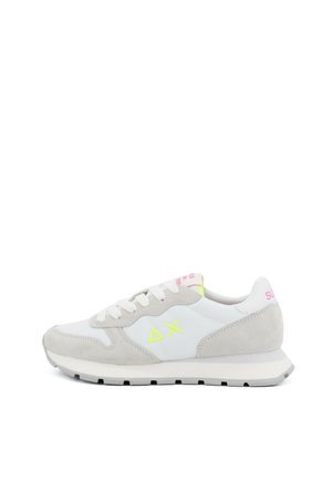 ALLY SOLID - Sneaker low - bianco/fuxia fluo