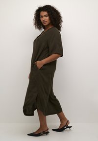 Kaffe Curve KCMILLE - Vestido informal - forest night