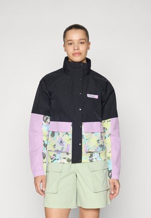 Columbia PFG OPEN WATER™ - Windbreaker - black/spring yellow