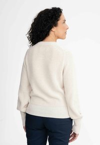 MELA GAURI - Strickpullover - cream melange