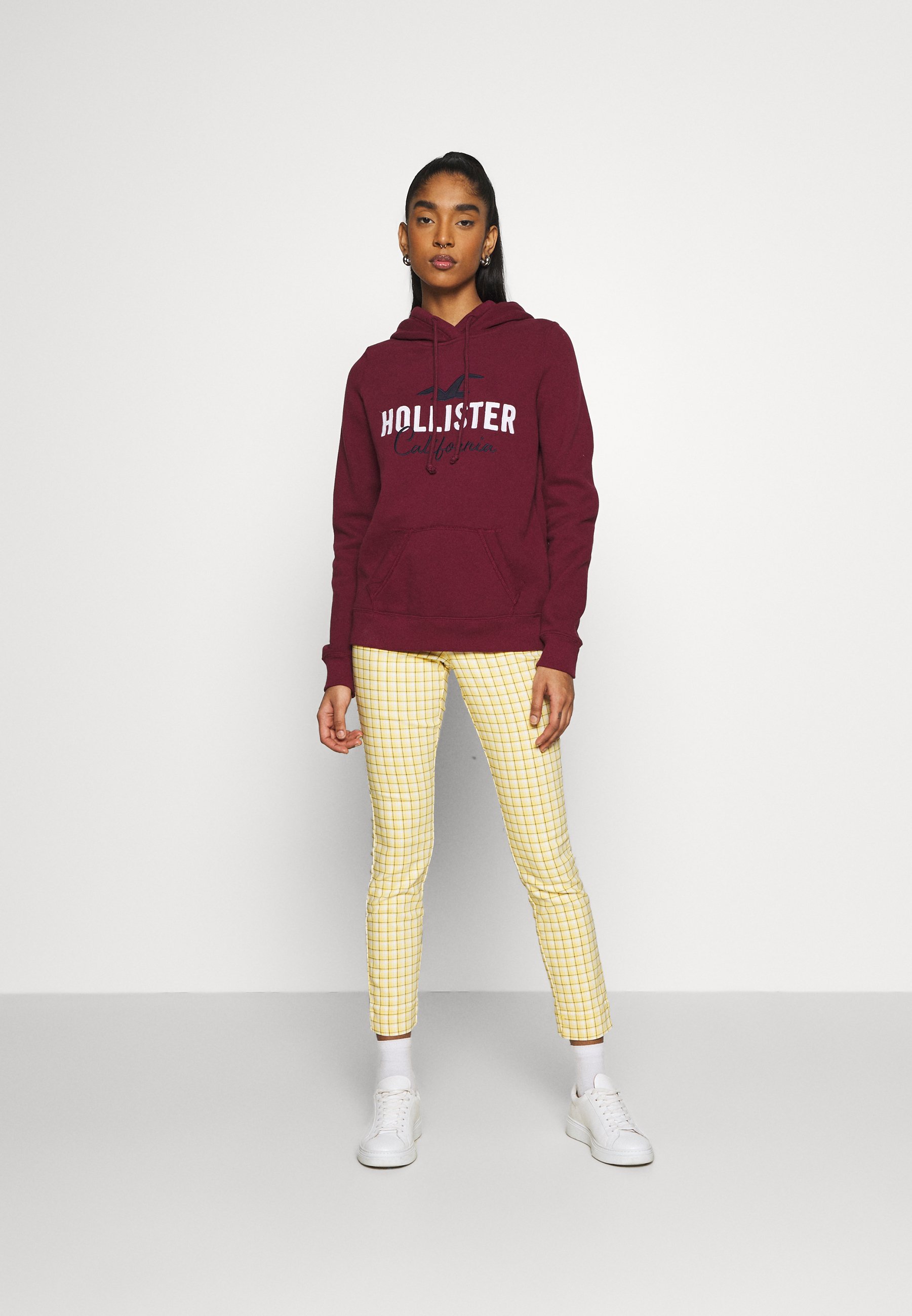 Hollister Co. TECH CORE - Felpa - bordeaux - Zalando.it