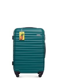 WITTCHEN MEDIUM SUITCASE WITH LUGGAGE TAG FROM ABS - Trolley - green