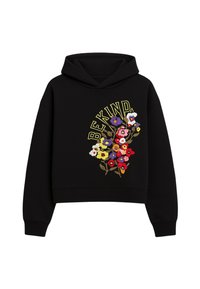 Twinset ACTITUDE CON CAPPUCCIO E RICAMO - Felpa con cappuccio - nero