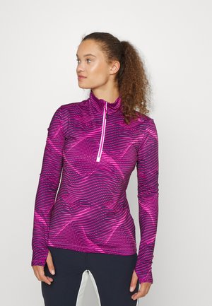 WOMAN - Fleece jumper - blue/purple fluo