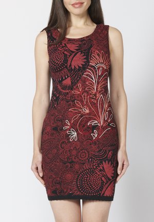 Vestido de tubo - rojo
