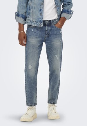 ONSAVI BEAM - Jeans Tapered Fit - blue denim