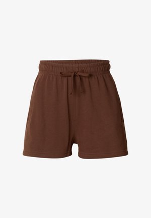 Urban Classics, LADIES LIGHT TERRY SHORTS - Šortky - brown