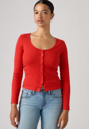Levi's®, AUSTEN BUTTON-UP LONG-SLEEVE TOP - Gilet - true red