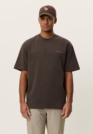 CREW - Basic póló - turkish coffee brown