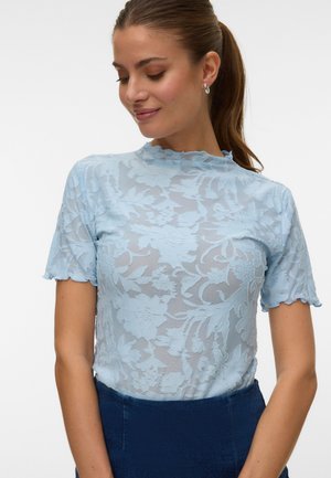 Vero Moda LAYLA - T-shirt imprimé - cashmere blue