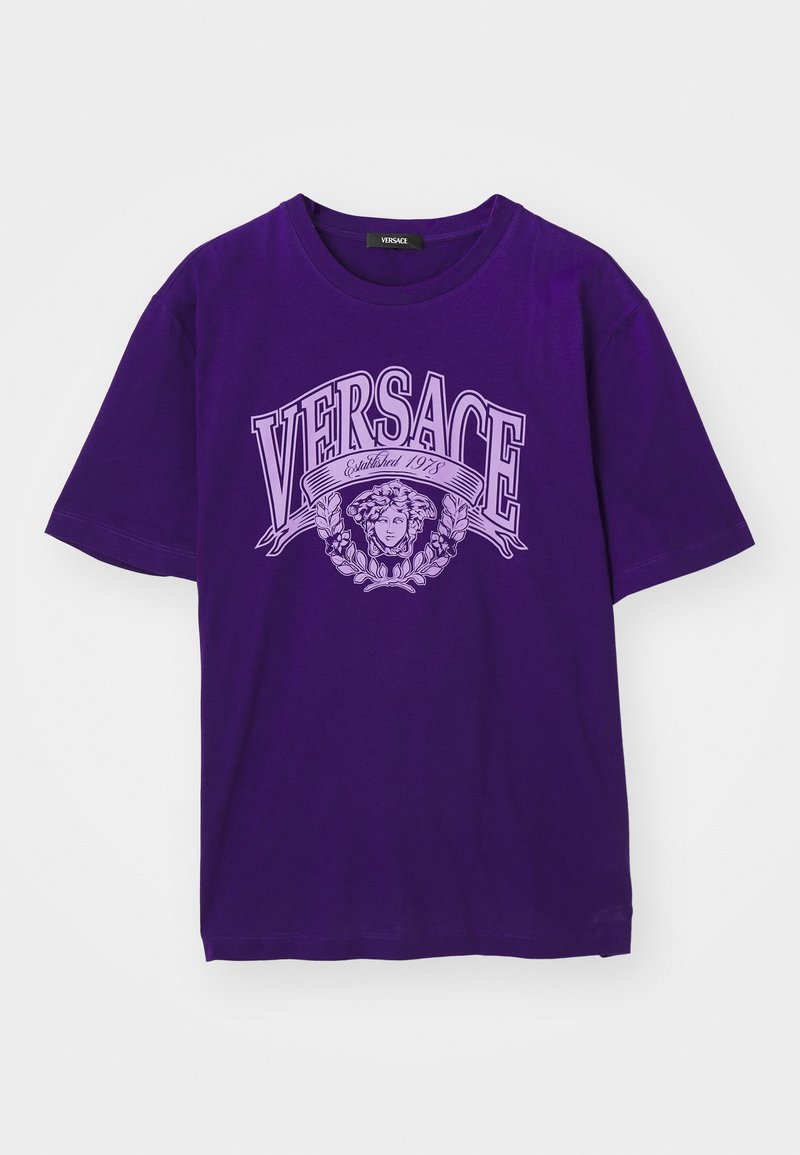 Versace T-shirt print paars