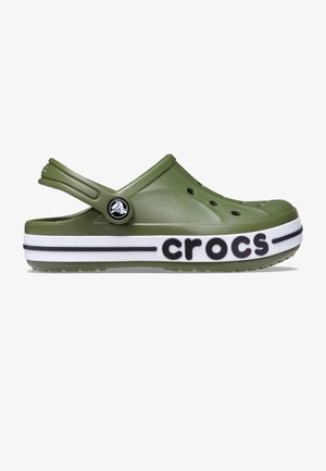 Crocs KIDS' BAYABAND CLOG - Pantofle - army green