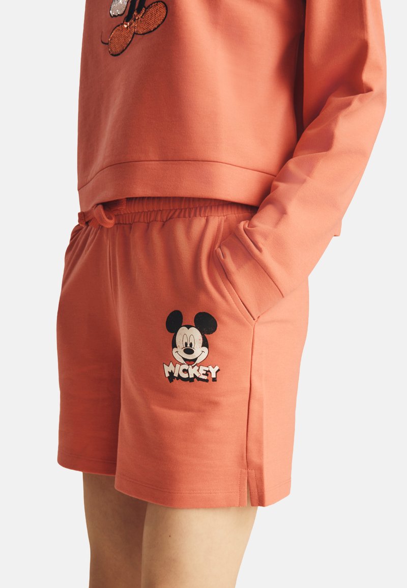 Freddy REGULAR FIT CON MICKEY MOUSE - Pantaloncini sportivi - coral