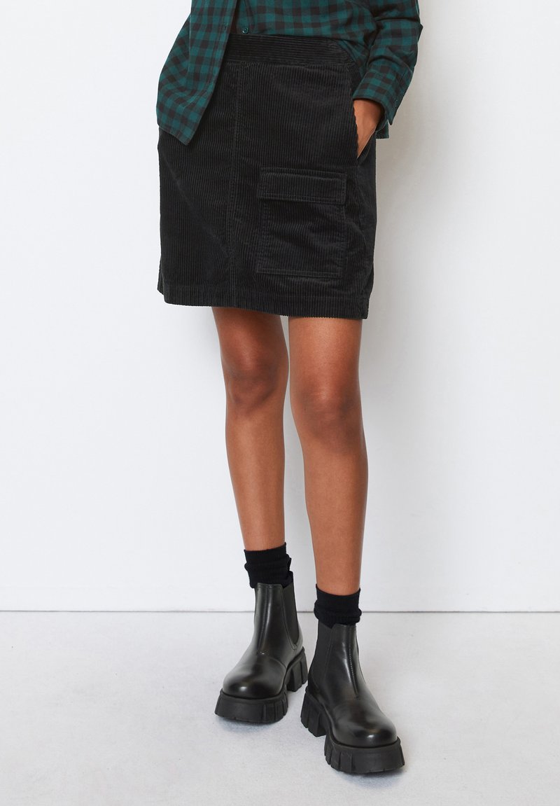 Marc O'Polo DENIM A-vonalú szoknya - black