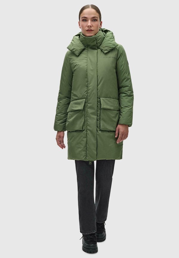 NANAMI  - Wintermantel - pine olive