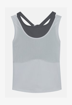 Even&Odd active Top - light grey/dark grey