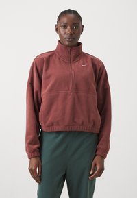 Nike Performance ONE  - Felpa in pile - red sepia/white