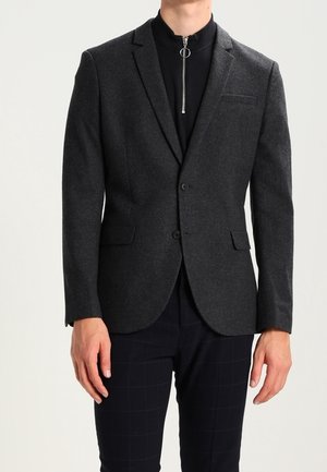 Chaqueta de traje - mottled dark grey