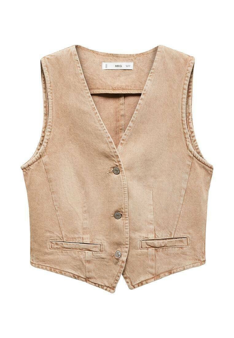 Mango Bodywarmer zandkleur