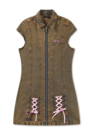 Ed Hardy, Denim dress - beige
