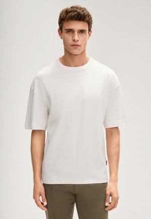 CIARLAN - T-Shirt basic - creme