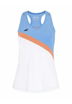 Top - white blithe blue hthr