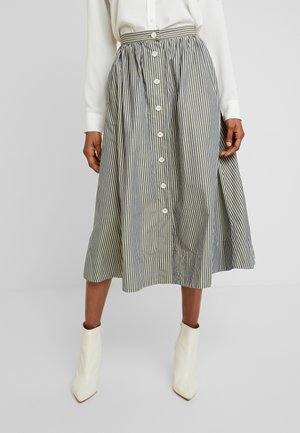 BENTEN - A-linjainen hame - grey/beige