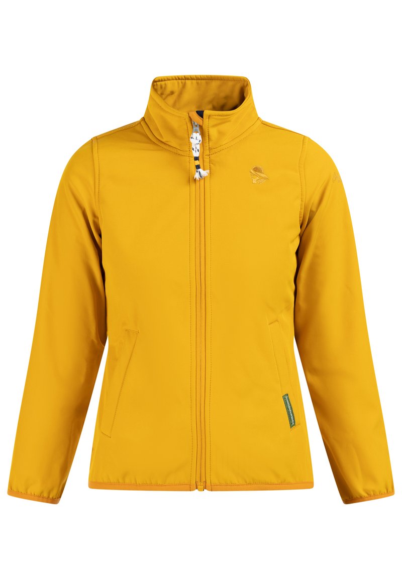 Schmuddelwedda Softshelljas mosterdgeel Schmuddelwedda Softshelljas mosterdgeel