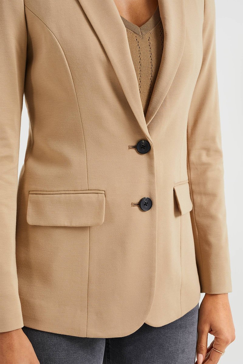 Damen Leichte Jacken | WE Fashion Blazer beige - SC07727 Damen Leichte Jacken | WE Fashion Blazer beige - SC07727