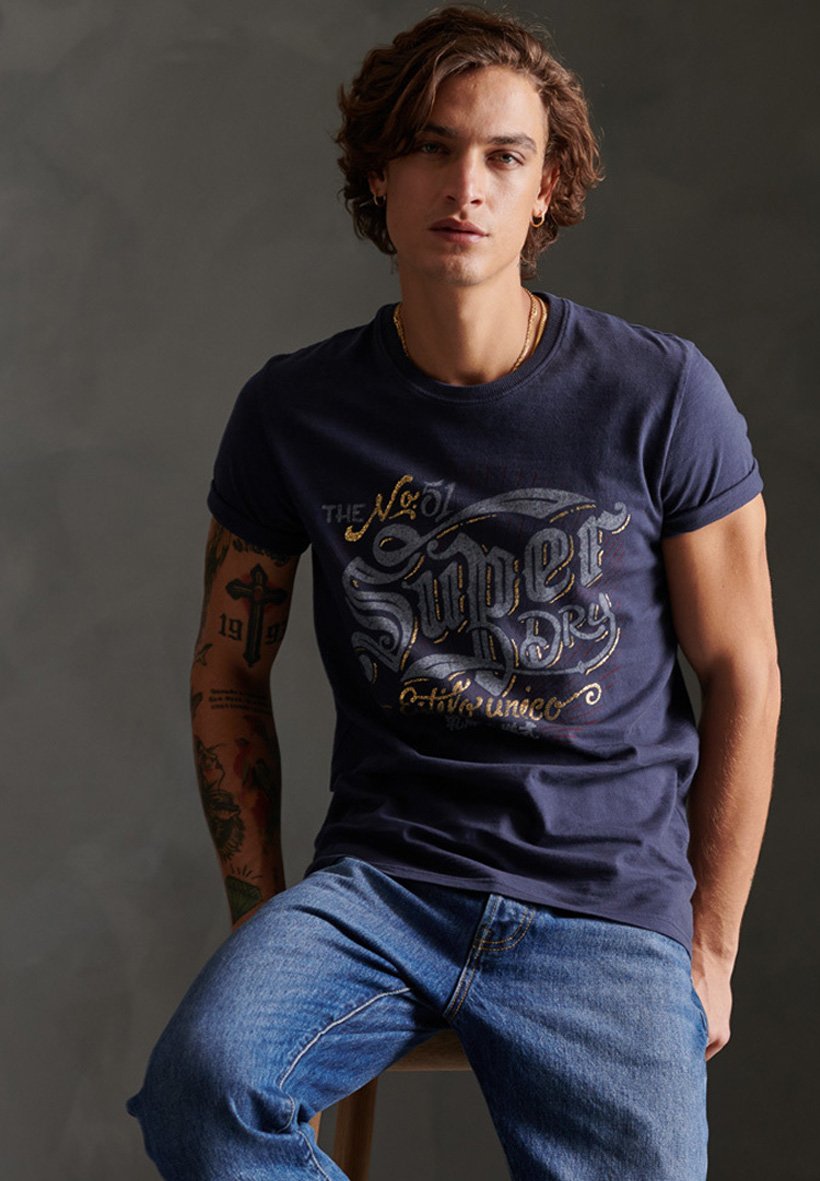Men SUPERDRY WORKWEAR RISING SUN T-SHIRT - Print T-shirt Men SUPERDRY WORKWEAR RISING SUN T-SHIRT - Print T-shirt