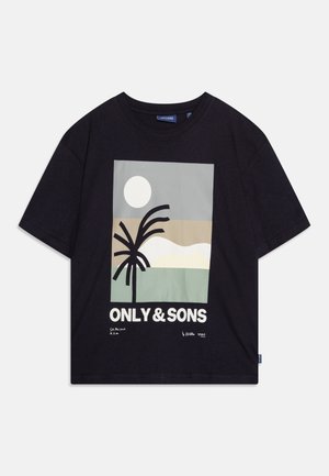 OSJARTSY LIFE PRINTED TEE JRS  - Potiskana majica - night sky