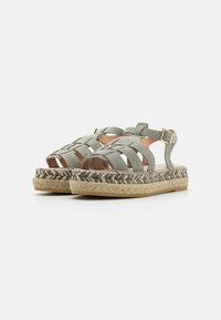 Gaimo LIVIA - Háncstalpú vászoncipők - khaki