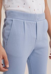 WE Fashion Tygbyxor - blue