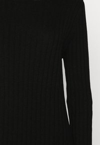 pure cashmere TURTLENECK MAXI DRESS - Sarafanas - black