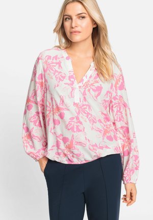 MIT AUSSCHNITT - Bluse - pink