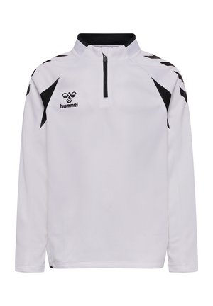 CORE 2.0 HALF ZIP  - Langærmet T-shirt - white black