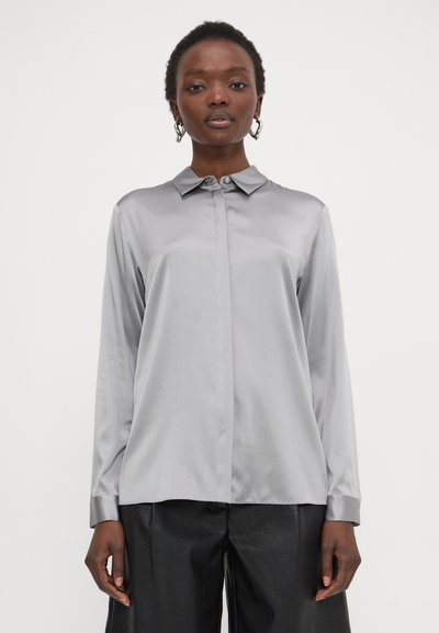 Emporio Armani Bluza s gumbima - misty grey