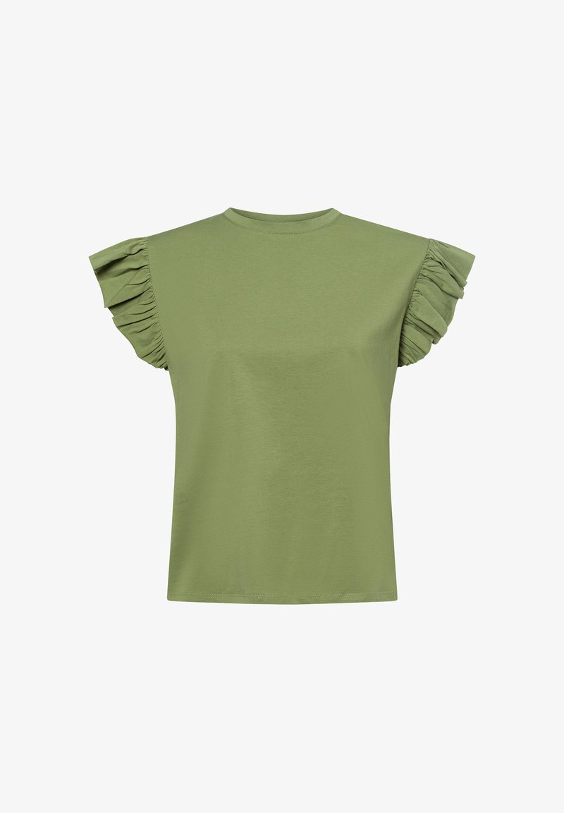 Marie Lund Print T-shirt - khaki