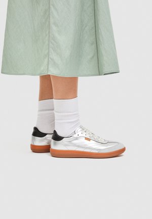 ECCO SOFT LACE - Sneakers low - concrete/pure silver/black