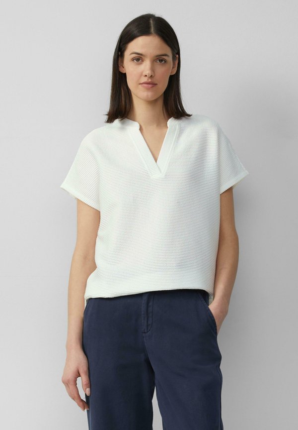 WEICHES MIT STRUKTUR - T-Shirt basic - ecru