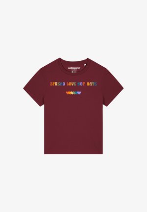 watapparel, T-shirt imprimé - burgundy