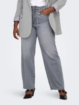 ONLY Carmakoma CARGIANNA  BALLON SCHNITT - Jeans baggy - grey denim
